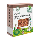 Фермерский Органический Нут Без Глютена, Коричневый Доллар, Цельный (Кала-Чана) - 500 Г - 1 miniature