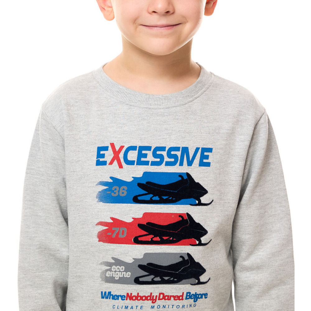 Boys' Sweatshirt Grey Mil 2-3 YRS - 5