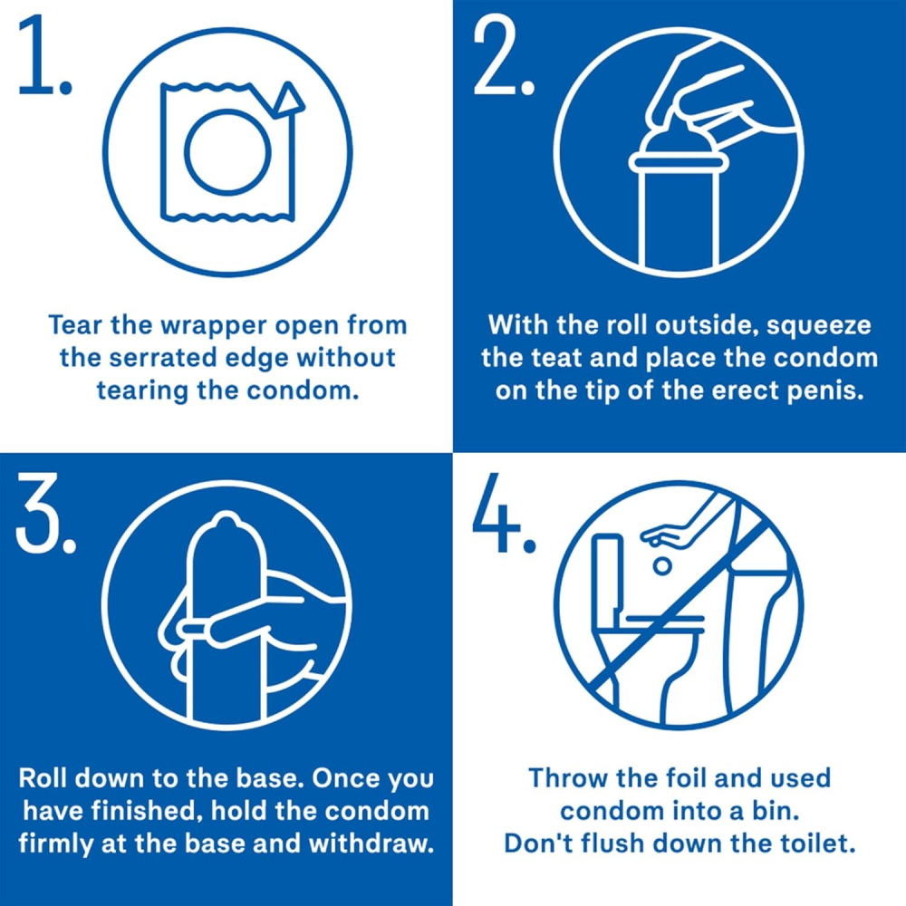 Durex Extra Safe Extra Lubed Condoms for Men, Pack of 12 - 4