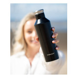 Typhoon 500 ML Double Wall Stainless Steel Bottle Black - 3 miniature