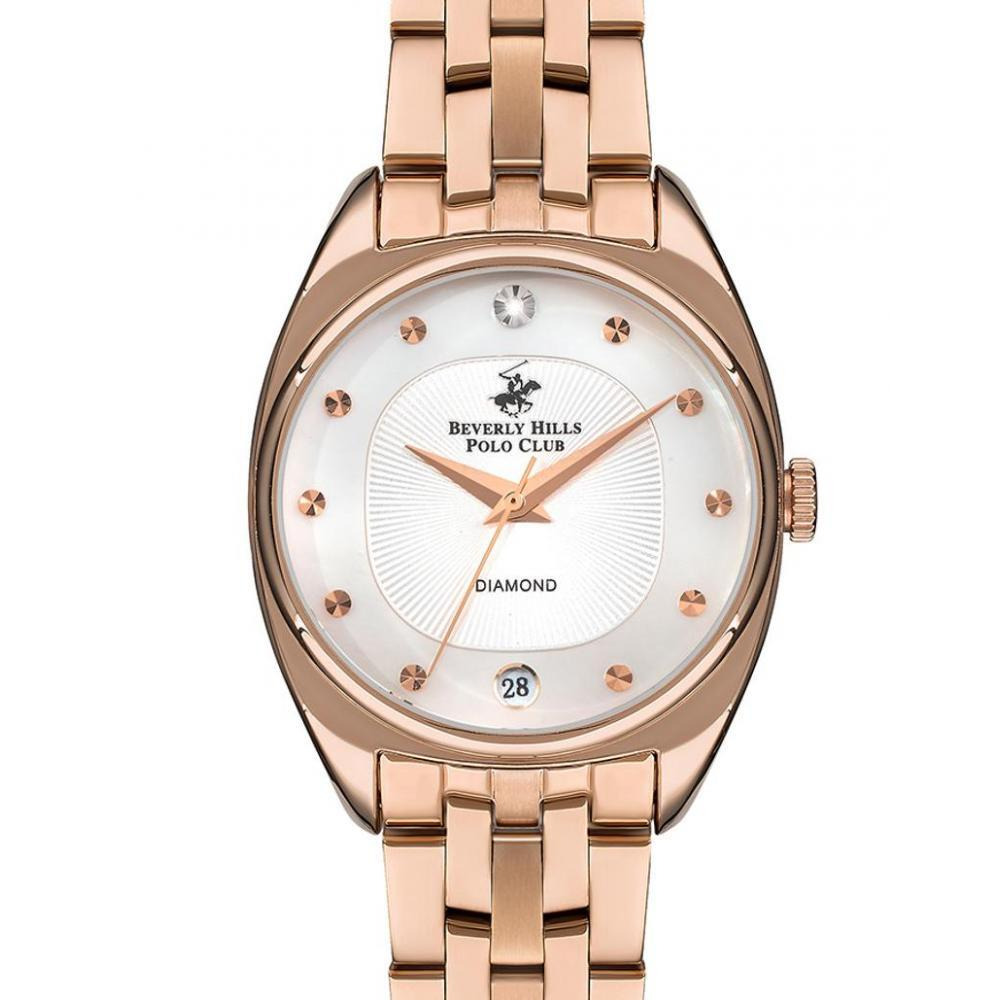 BEVERLY HILLS POLO CLUB Women's Analog White Mop Dial Watch - BP3270X.420 - 1