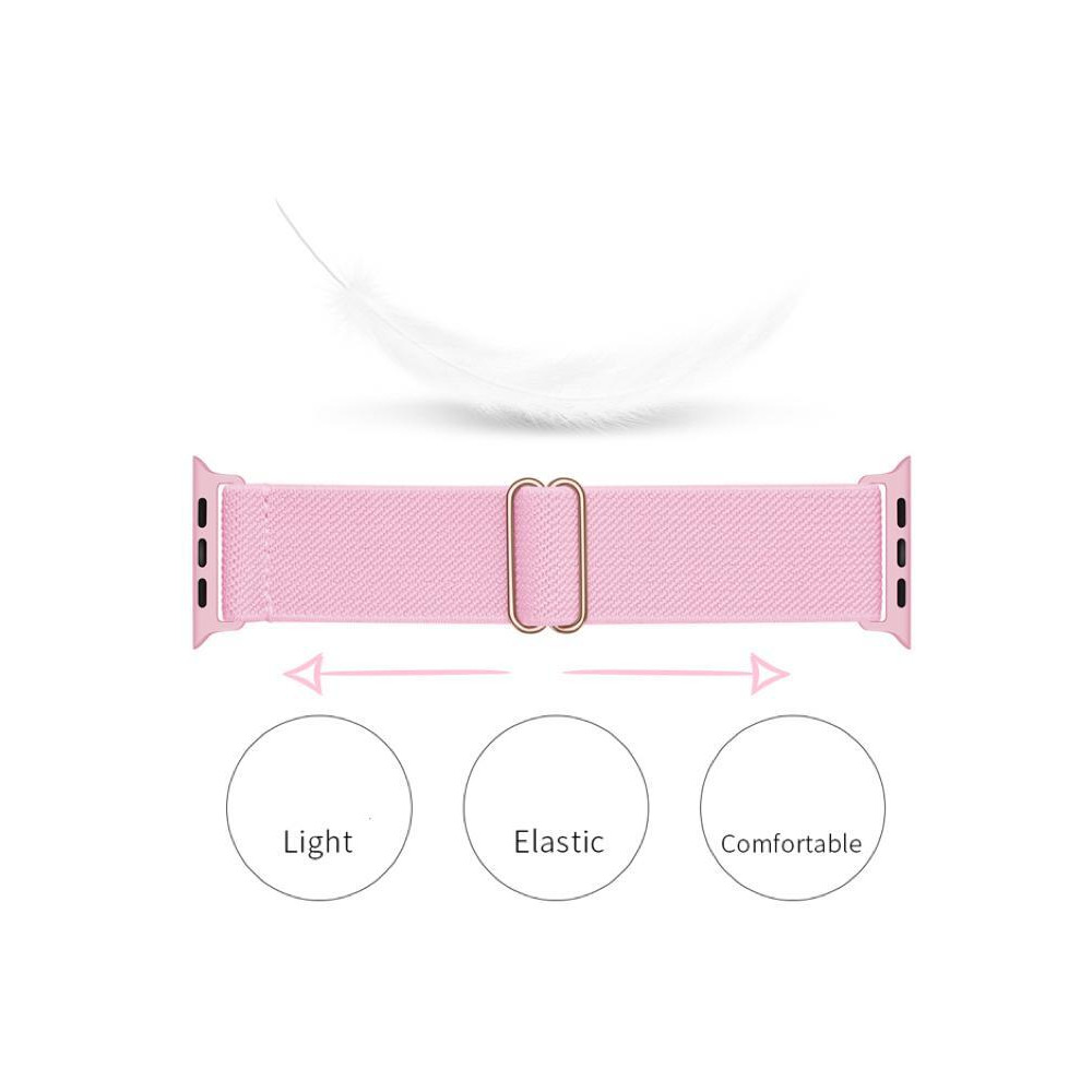 Perfii Solid Adjustable Braided Solo Replacement Band for Apple Watch 49/45/44/42mm Series Ultra/8/7/6/SE/5/4/3 - 3