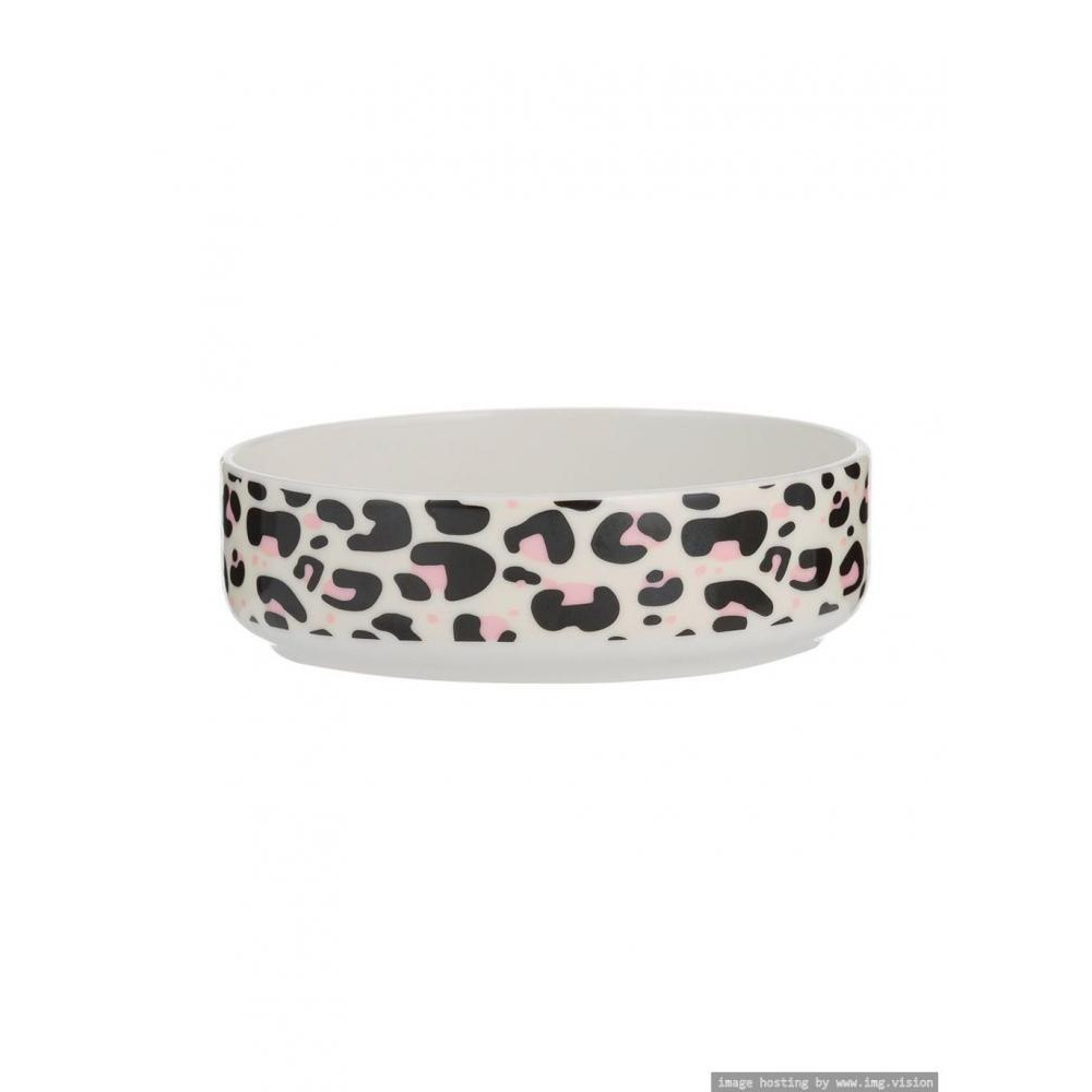 Mason Cash Leopard Print Cat Bowl 13 X 4 cm - 1