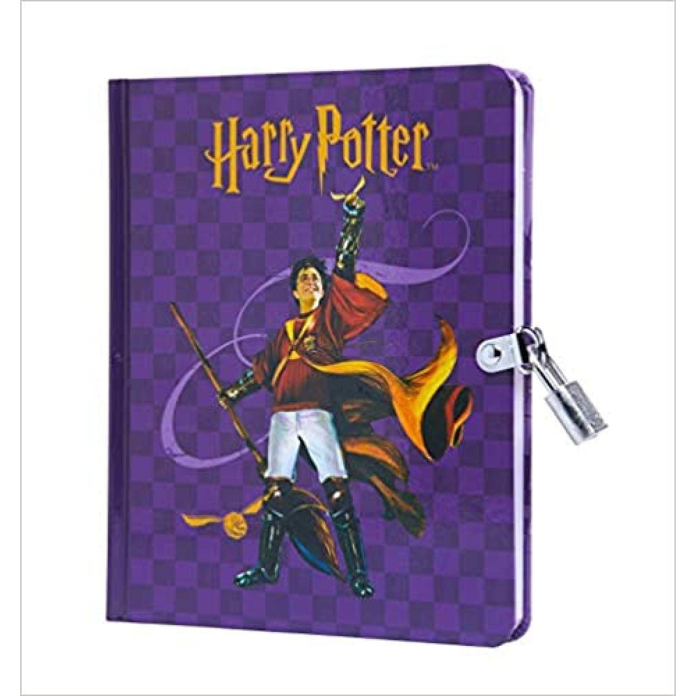 Harry Potter: Quidditch Lock  Key Diary Hardcover by Insight Editions (Author) - 1