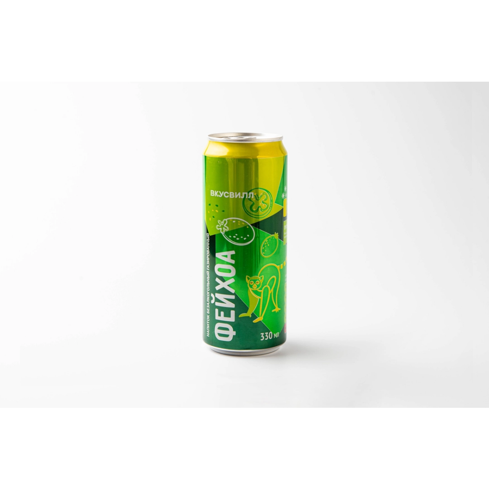 Vkusvill "FEIJOA" مشروب فوار غير كحولي، عبوة من 5، 330 مل - 2