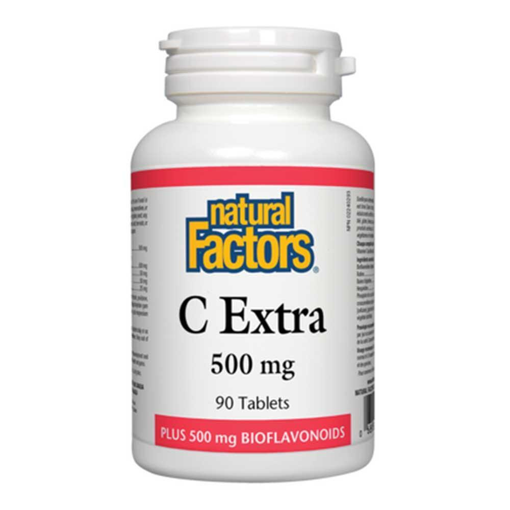 Natural Factors Vitamin C Extra, 90 Tablets, 500 mg - 1