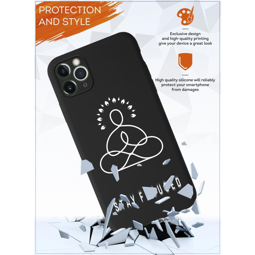 Protective Case Cover for Apple iPhone 11 Pro Max Stay focused - 3