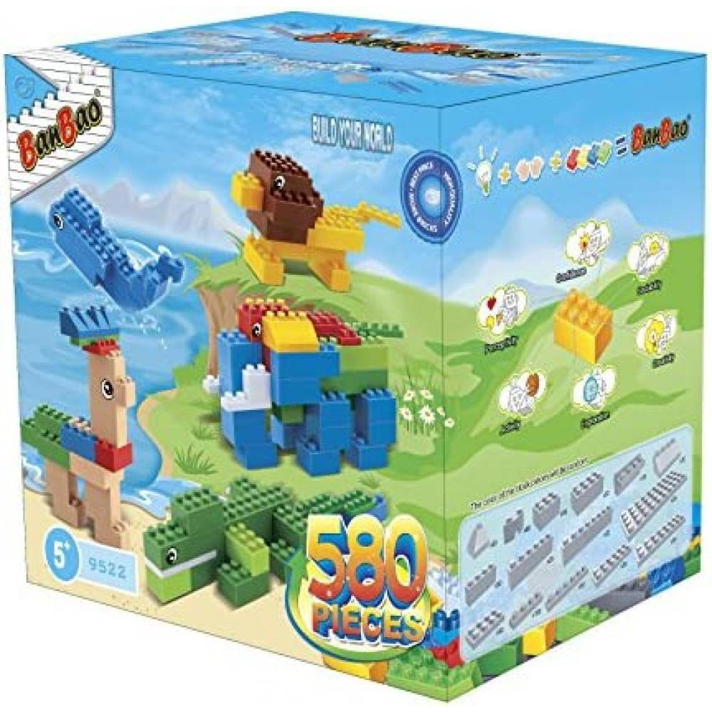 BanBao \/Construction building sets and blocks, 9522, 580 pcs, 5+, Multicolor - 1