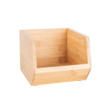 Маленький Бамбуковый Штабелируемый Органайзер Little Storage, маленький - 3 miniature