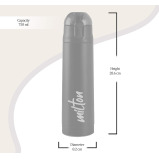 Milton New Crown 900 Thermosteel Hot or Cold Water Bottle, 750 ml, Green - 6 miniature