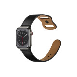 Perfii Infinity Solid Leather Replacement Band For Apple Watch 41, 40, 38 mm Series 8/7/6/5/4 SE - 3 miniature