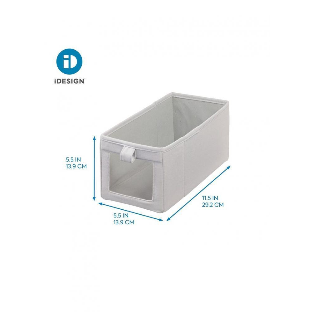 آي ديزاين إيفي فيو طقم أدراج أمامية رفيعة مكون من قطعتين باللون الرمادي - 2