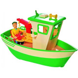 Simba / Fireman Sam, Charlies Fischerboot and figurine, 109251074038 - 6 miniature