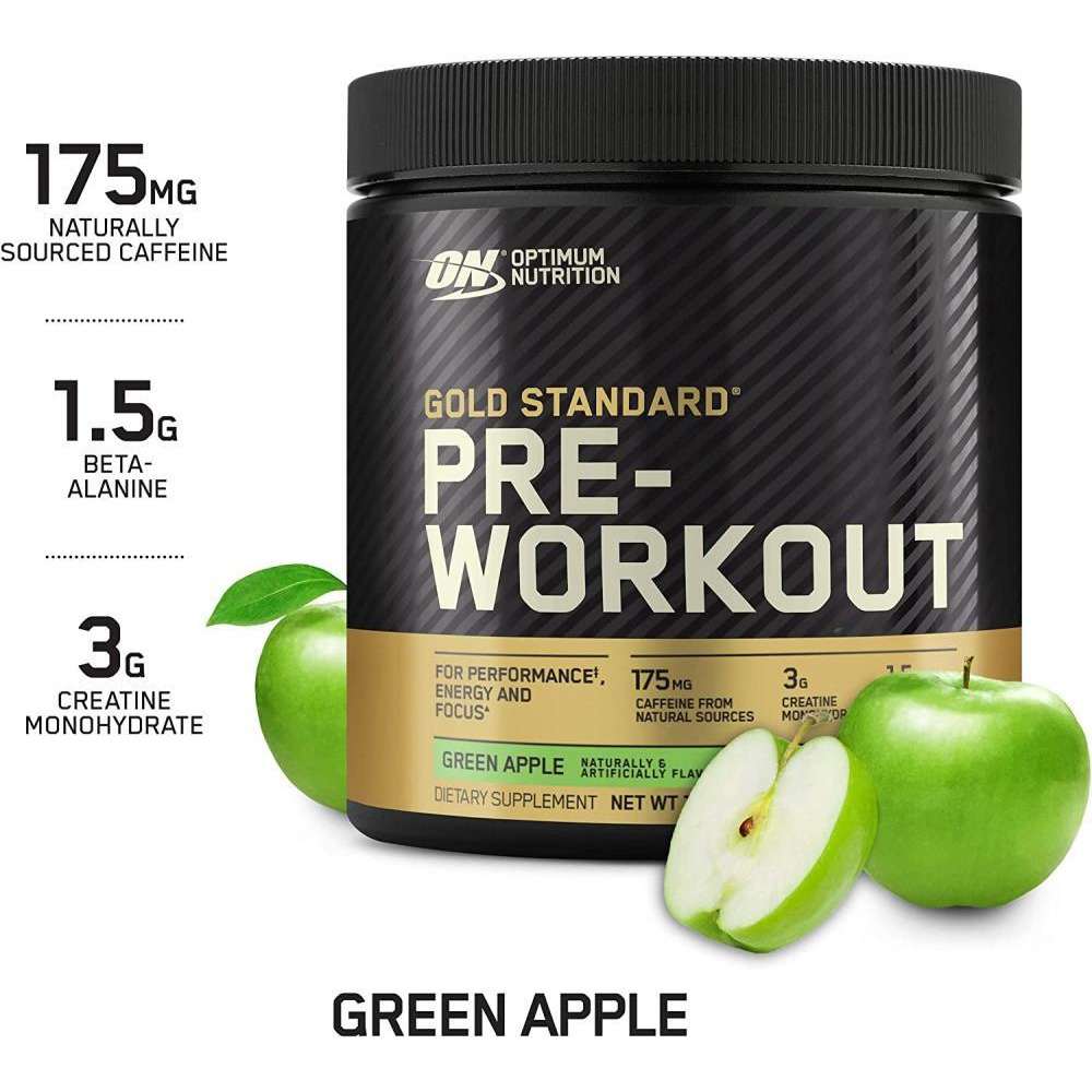 Optimum Nutrition / Pre-workout powder, Green apple, 10.5 oz (300 g) - 2
