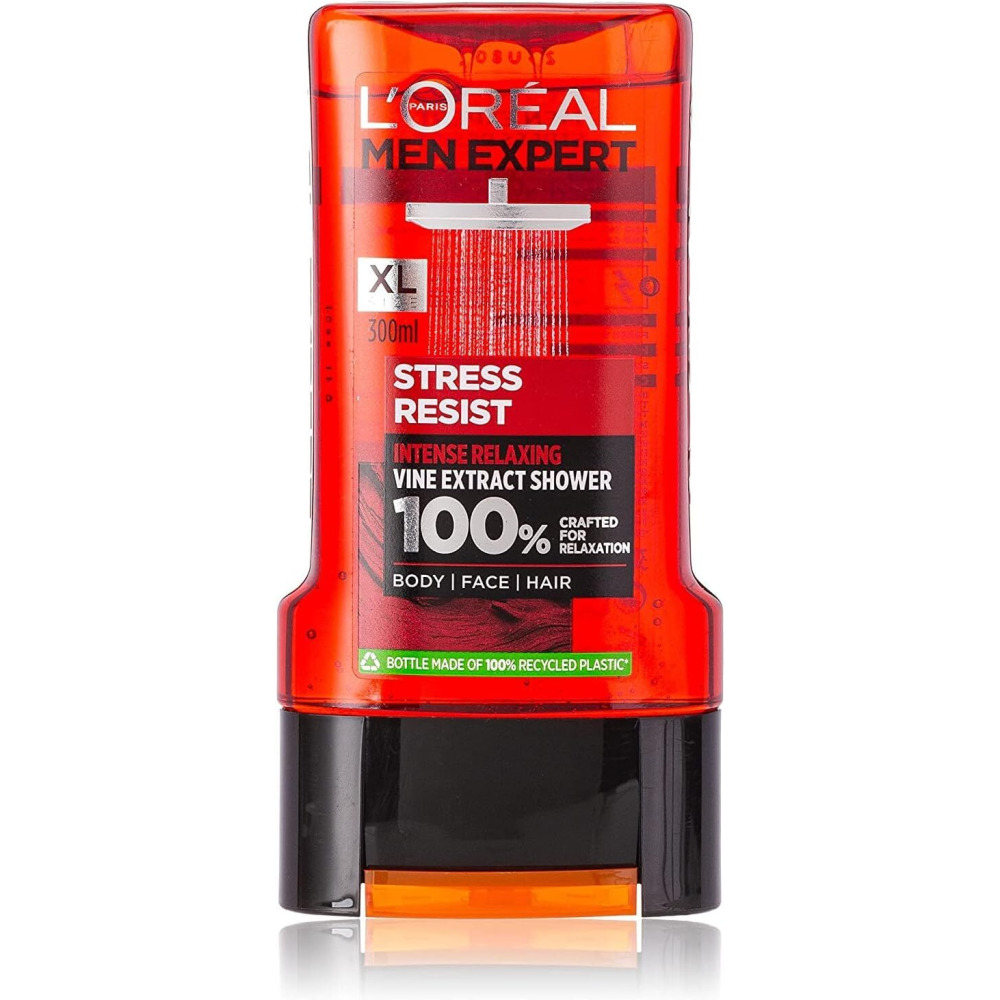 L'Oreal Men Shower Gel Stress Resist, 300 ml - 1