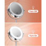 Benbilry Lighted Makeup Vanity Mirror with Lights and Magnification - 5 miniature
