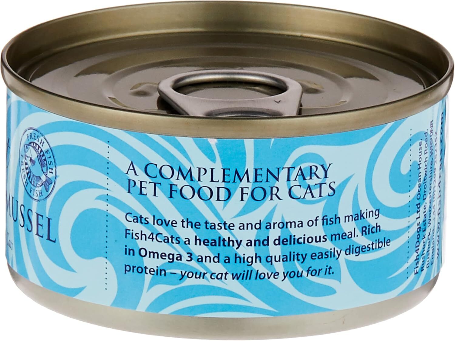 Buy Wet Food Fish4Cats, Sardine with Mussel, 70G in Dubai, UAE