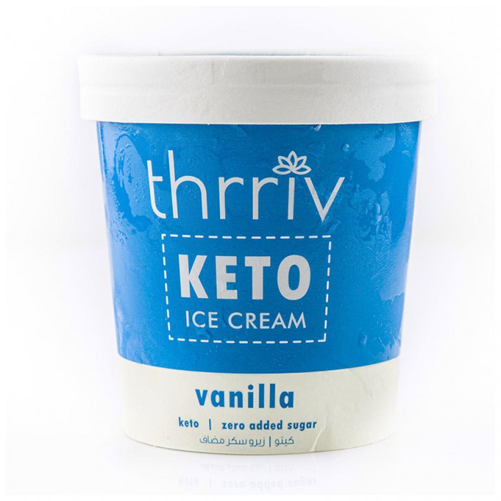 ثريف كيتو آيس كريم فانيليا خالي من السكر مضاف 100 مل - 1
