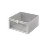 idesign Evie View Набор Из 2 Передних ЯЩИКОВ Серого цвета - 1 miniature