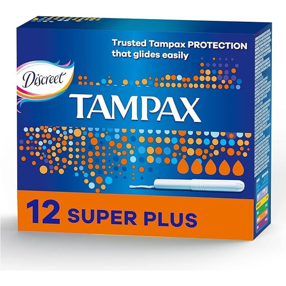 تامباكس، سدادات قطنية، قدرة امتصاص فائقة، 12 قطعة - 1