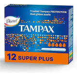 تامباكس، سدادات قطنية، قدرة امتصاص فائقة، 12 قطعة - 1 miniature