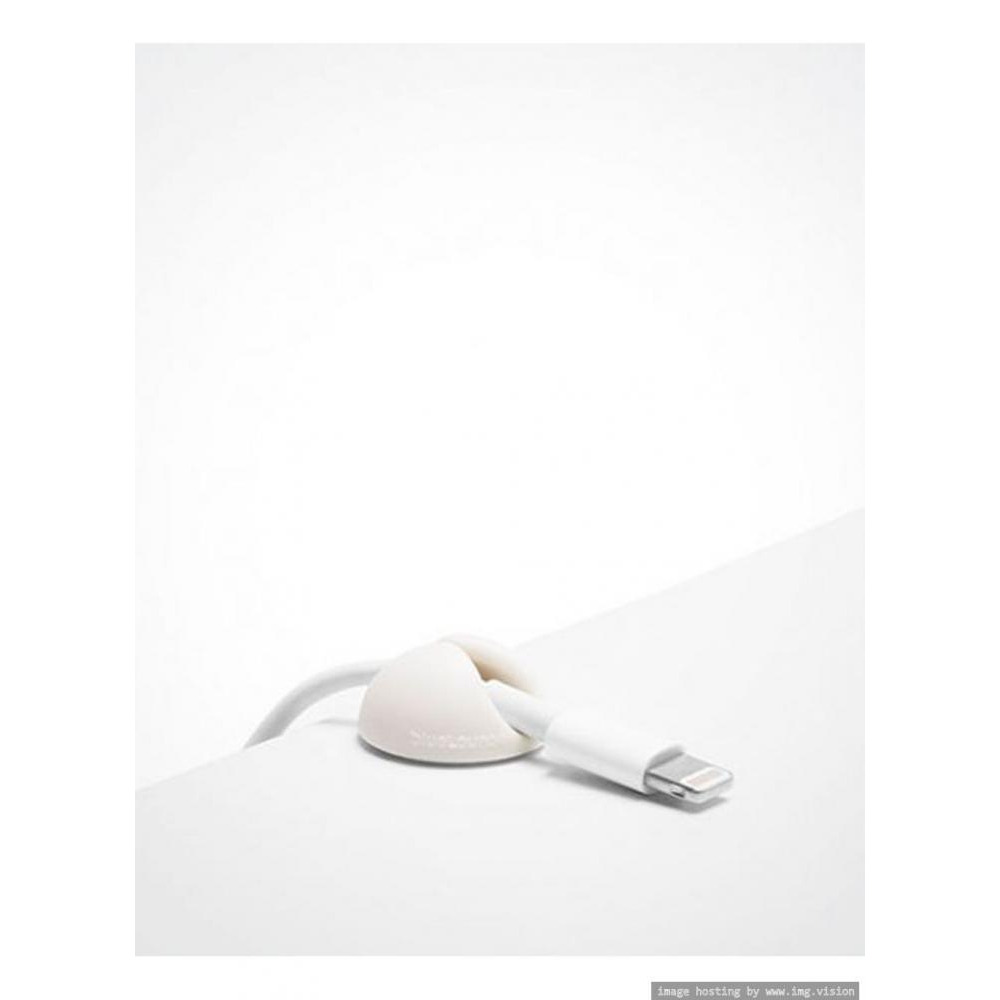 Bluelounge Cable Drop Mini White Pack of 9 - 3