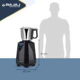 Bajaj Juvel Digi Mixer Grinder 800 Watts 3 Jars, Dark Grey - 6 miniature
