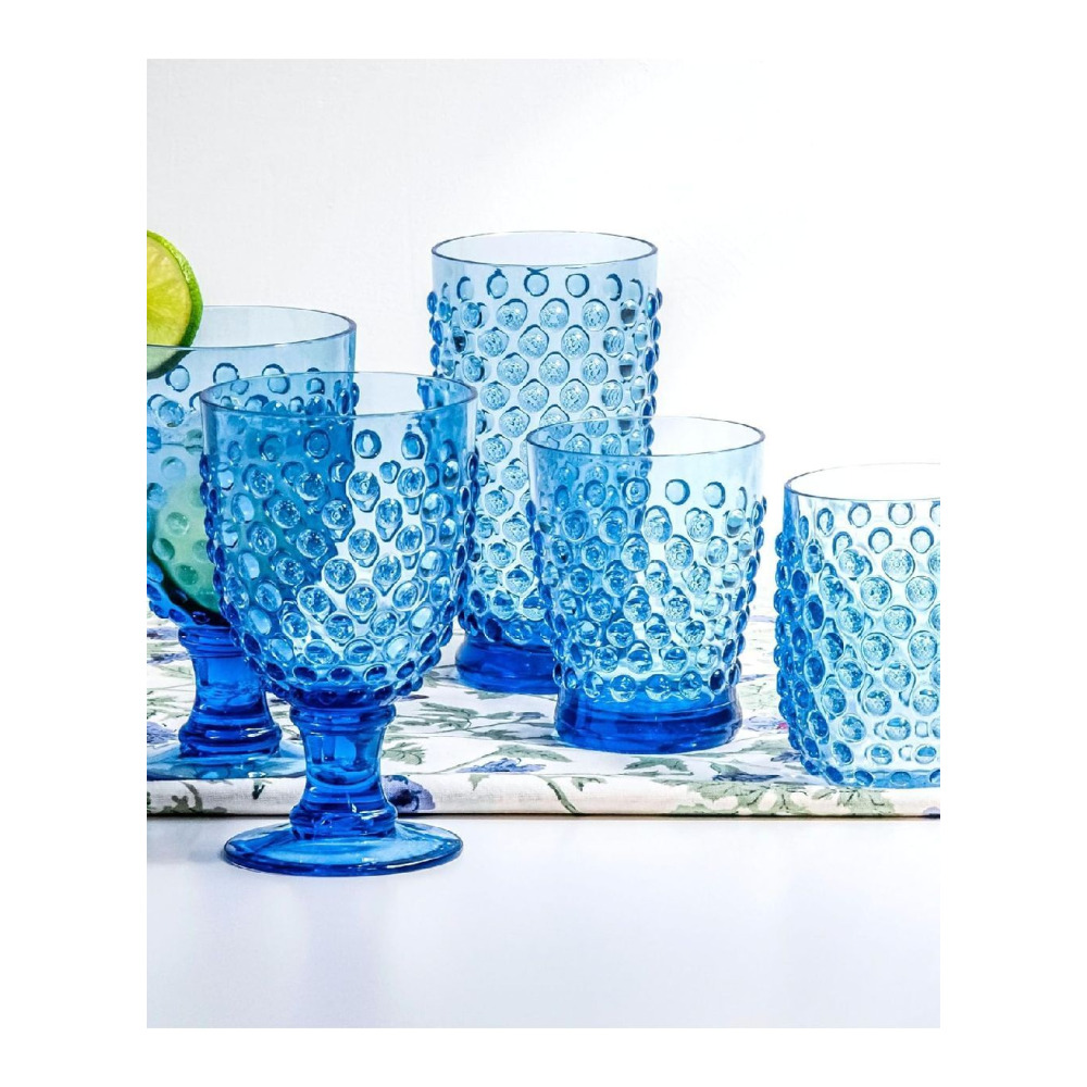 TarHong 17oz Hobnail Goblet Cobalt Blue - 2