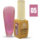 Global Fashion Stained Glass Cat Eye Gel Polish 8ml, Holographic Shimmer, Magnet Included, Long-Lasting, High-Gloss, UV/LED Soak Off, Professional(05) - 5 miniature