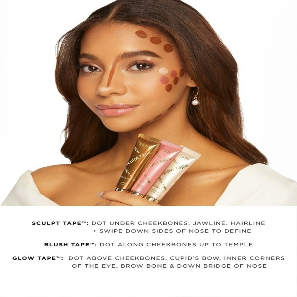 Tarte Cosmetics Sculpt Tape™ Contour Warm Bronze 15ml - Effortless Sculpting & Contouring for Defined Features - 5