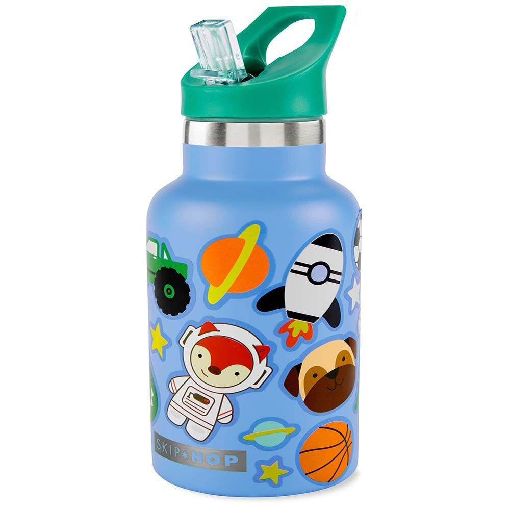 Skip Hop Spark Style SS Canteen Bottle - Blue - 1