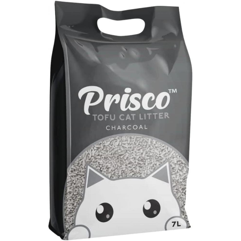 Prisco \/ Tofu Cat Litter, Charcoal, 7L - 1