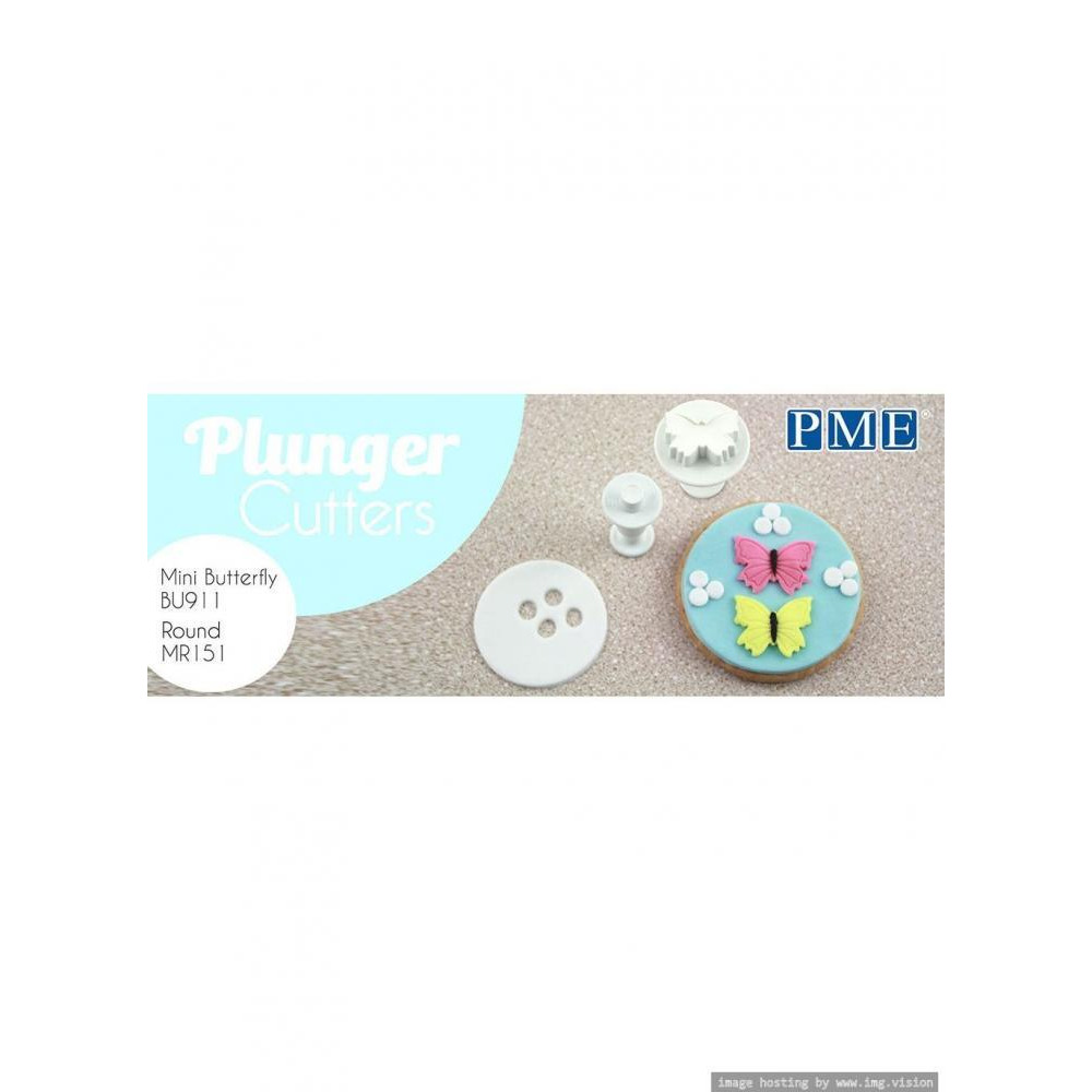Pme Shapes Pluger Cutters S, M & L Round Set Of 3 - 3