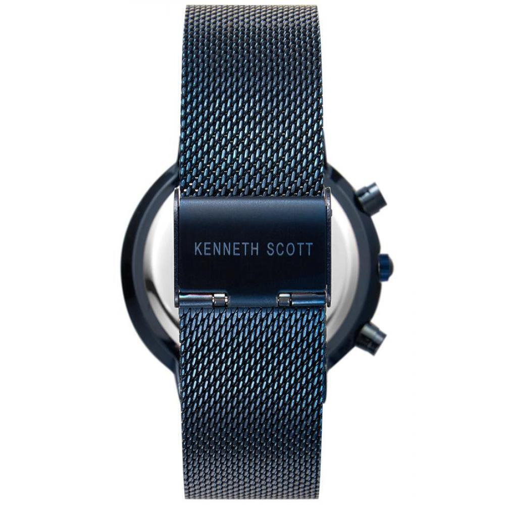 Kenneth Scott Men's Blue Dial Multi Function Watch - K22133-NMNN - 3