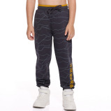 Boys' 2-Piece Printed Fullzipper Hoodie and Jogger Set (7-8 YRS) Dark Gray - 5 miniature