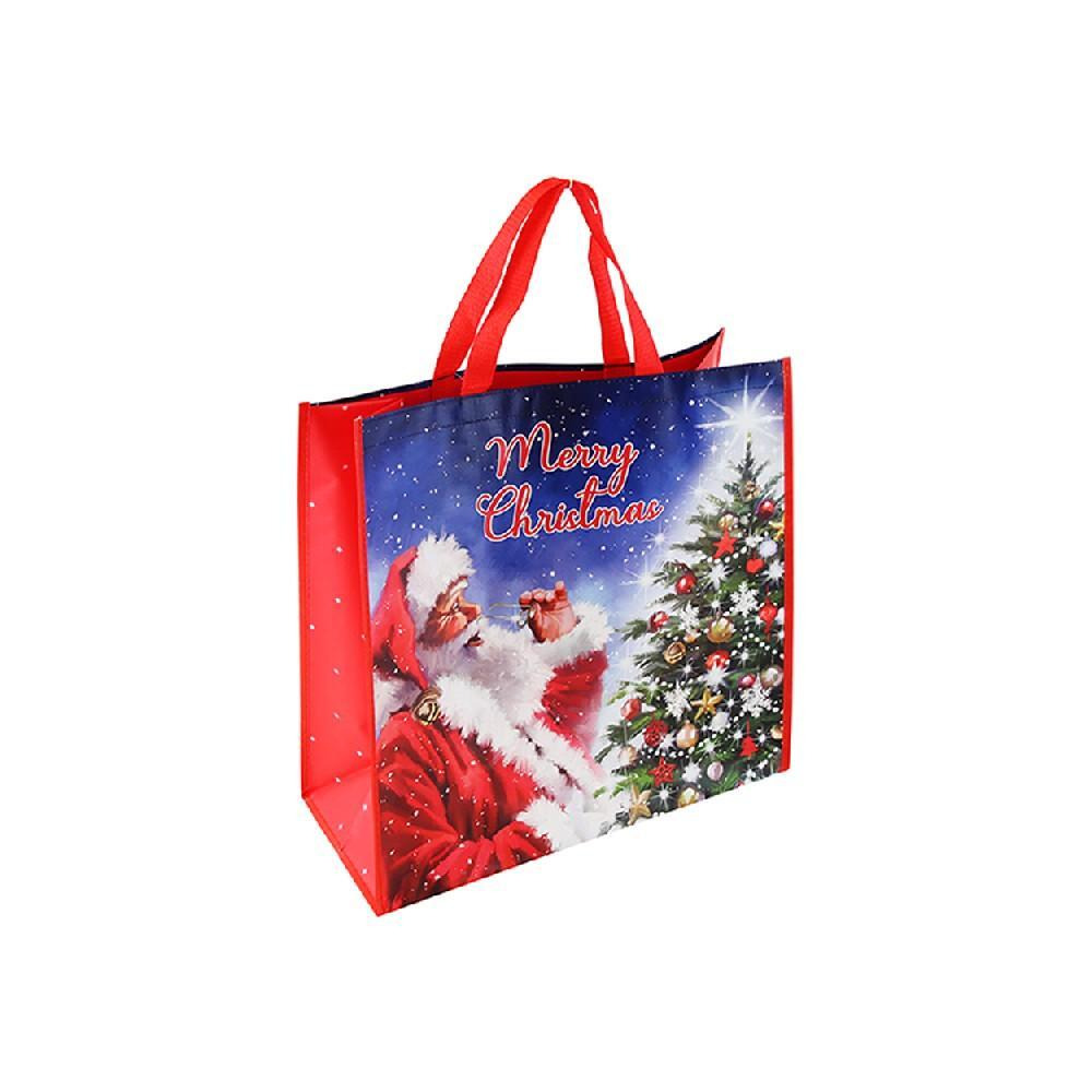 North Pole PP Woven Square Gift Bag Jumbo 32556-23C - 1