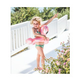 Swim Essentials, Swim split ring, Rose gold flamingo, 56 cm, 3+ - 3 miniature