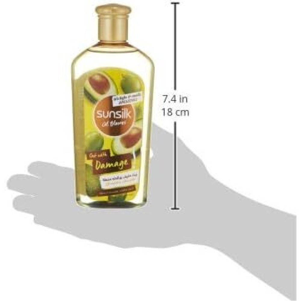 Hair oil, Sunsilk, Out with damage, Olive and avocado oil, 8.5 fl. oz. (250 ml) - 6