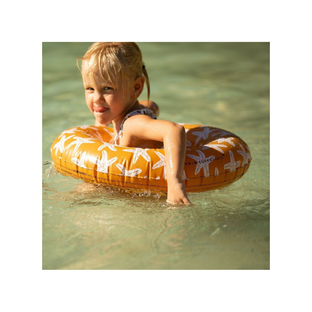 مستلزمات السباحة، خاتم سباحة بطباعة نجمة البحر، 55 سم، 3+ - 2