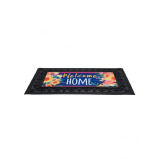 Evergreen Embossed Fleur de Lis Sassafras Mat Tray - 4 miniature