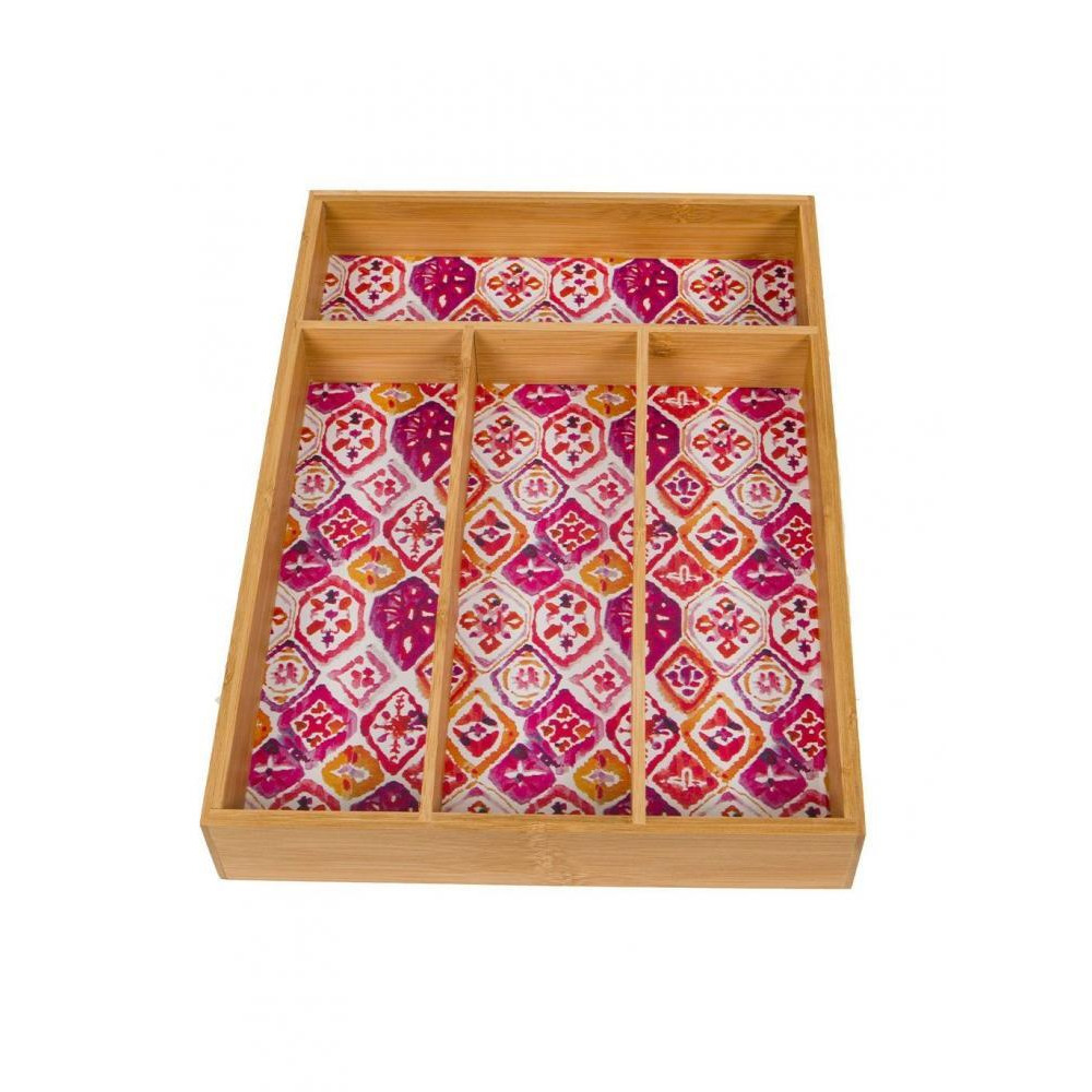 Evriholder Utensil Organizer 4 Compartment Pink - 1