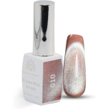 Global Fashion Professional 8 МЛ 3D Snow White Cat Eye Gel POLISH - Стойкий, МЕРЦАЮЩИЙ ЛАК ДЛЯ ногтей, (010, 8 мл) - 1 miniature