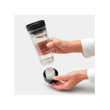 كوب شاي برابانتيا ميك آند تيك للسفر سعة 0.36 لتر، رمادي داكن - 5 miniature