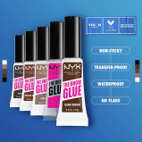 غراء الحواجب الفوري من Nyx Professional MAKEUP، شفاف - 3 miniature