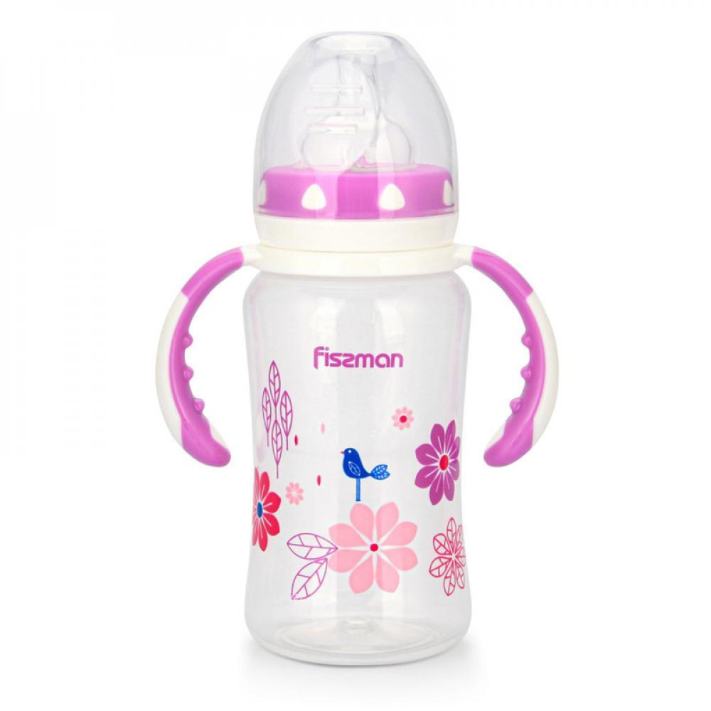 Fissman Wide Neck Feeding Bottle With Handles 300ml - 1