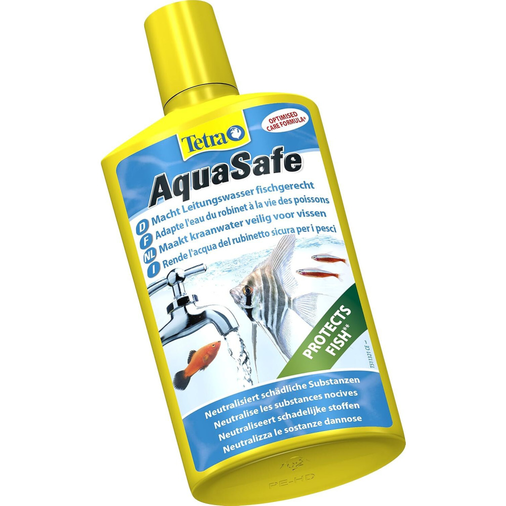 تيترا، أكواسيف، لتحويل مياه الصنبور إلى مياه آمنة للأسماك، 500 مل - 2