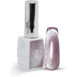 Global Fashion Professional 8 МЛ 3D Snow White Cat Eye Gel POLISH - Стойкий, МЕРЦАЮЩИЙ ЛАК ДЛЯ ногтей, (004, 8 мл) - 1 miniature