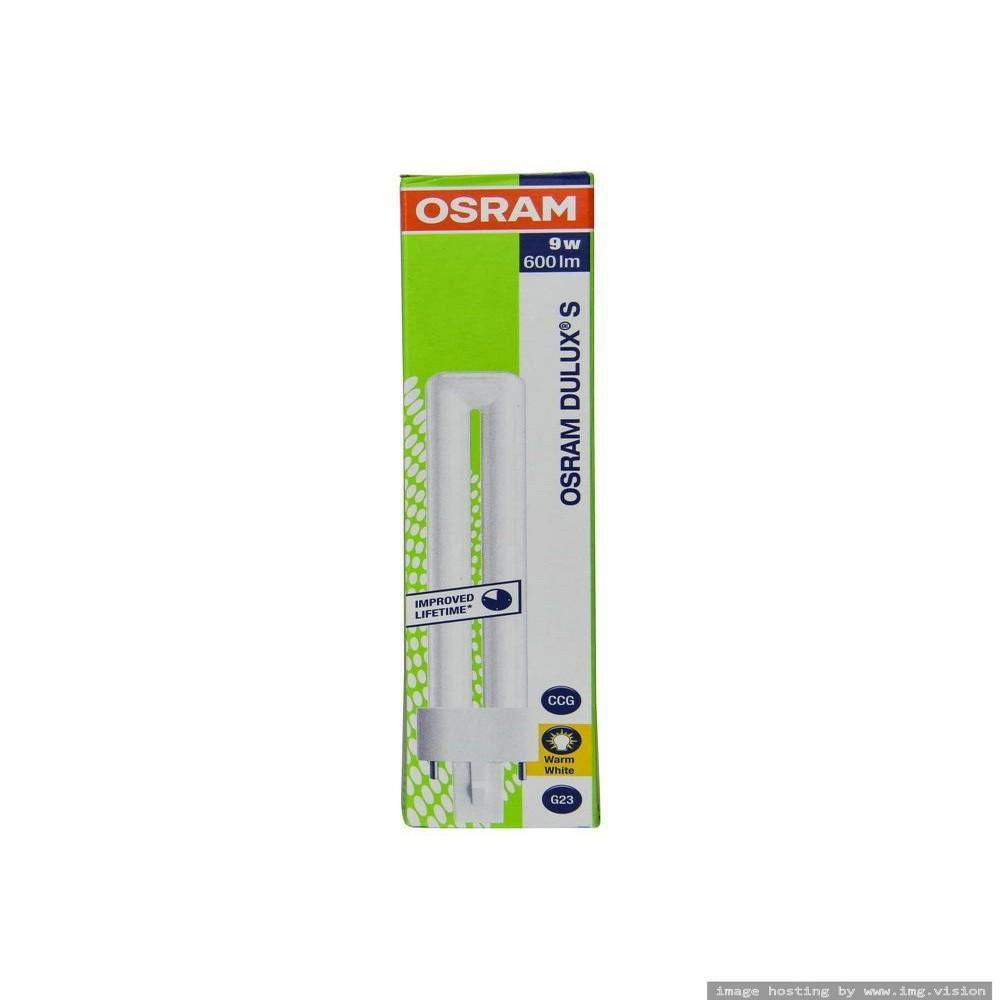 Osram \/ Cfl bulb, 9 W, 2 pin, Warm white - 1