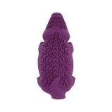 Arm and Hammer Super Treadz Mini Gator Toy for Dogs, Purple - 1 miniature