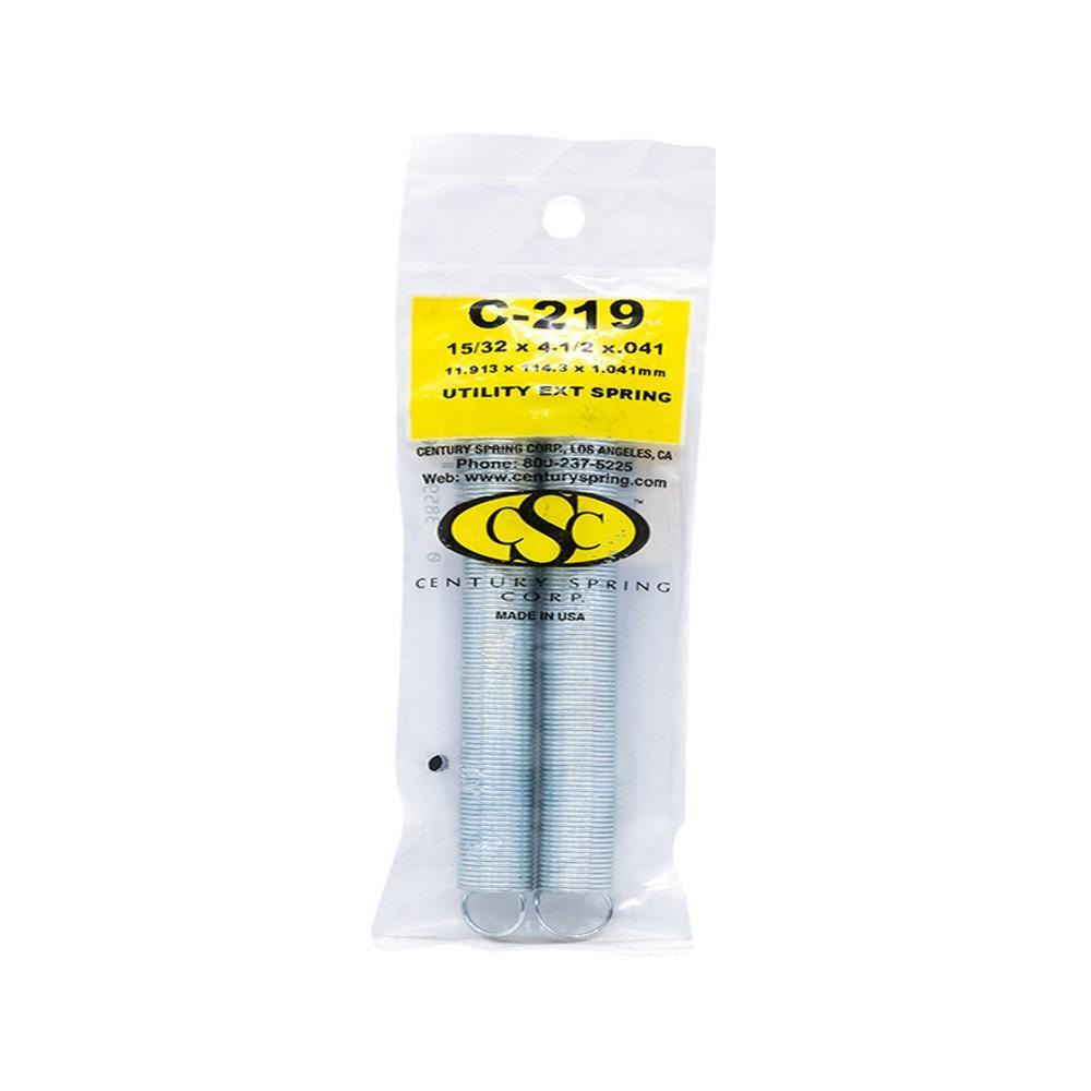 Utility Extension Spring Pack Of 2 - 11.913 x 114.3 x 1.041 mm - 1